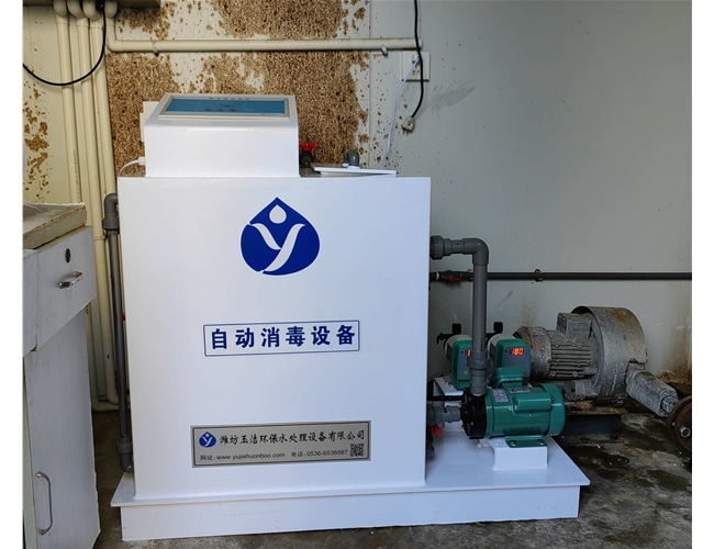湖北醫(yī)院污水消毒設(shè)備安裝現(xiàn)場
