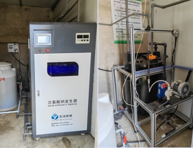 山西水廠消毒設備安裝現(xiàn)場